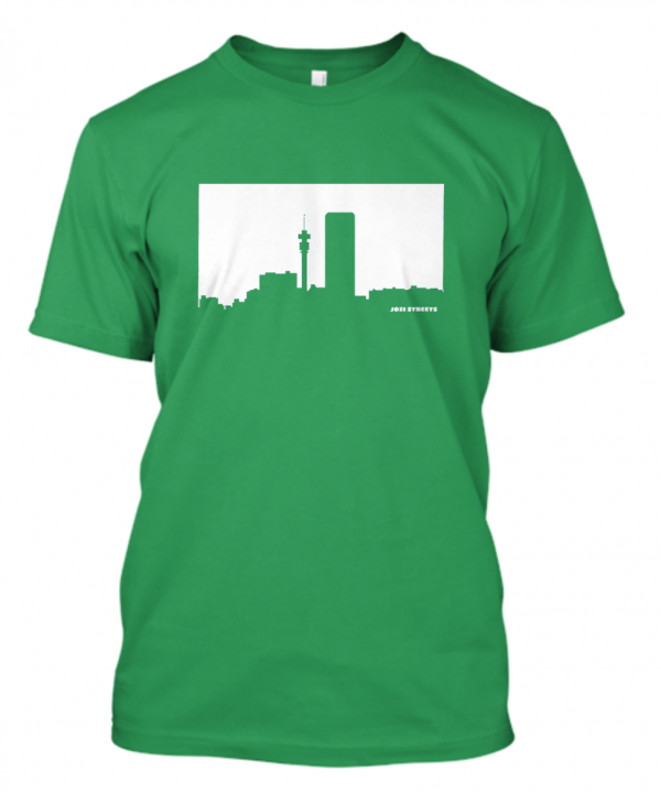 Jozi-Streets T-shirt in Green White
