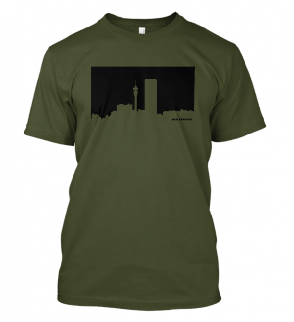 Jozi Streets T-shirt in Olive and Black